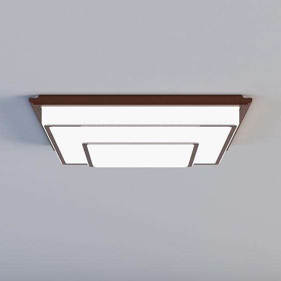 Minimalist Scandinavian Flush Mounts,Brown