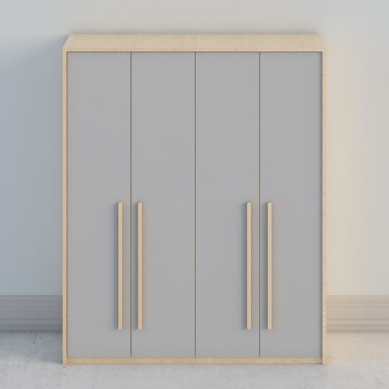 Modern Minimalist Wardrobe 3D model