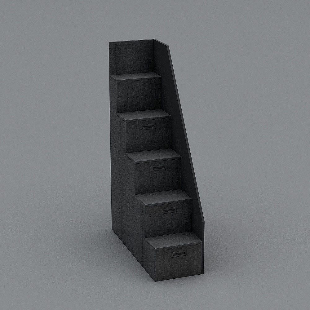 Black ladder cabinet