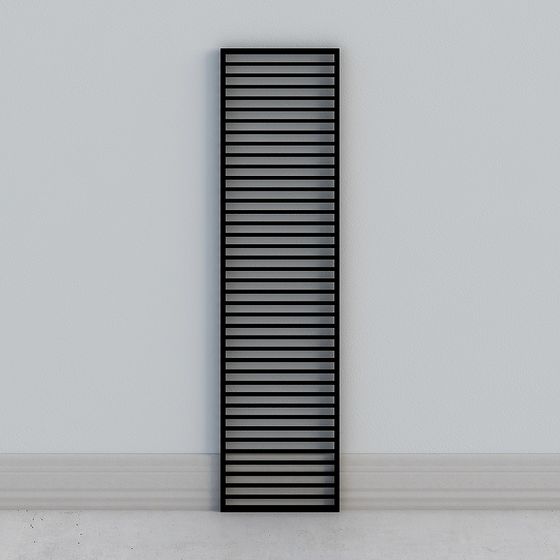 Sleek Minimalist Decorative Panel 3D model