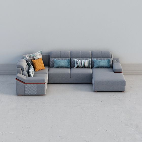 Urban Comfort Sofa 3D model
