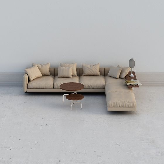 Urban Comfort Sofa 3D model for Modern Interiors
