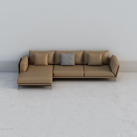 Urban Comfort Sofa 3D model