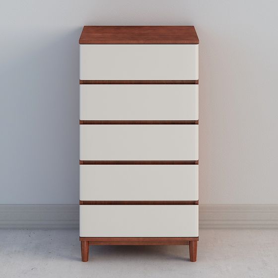 Mid-Century Modern Dresser 3D model