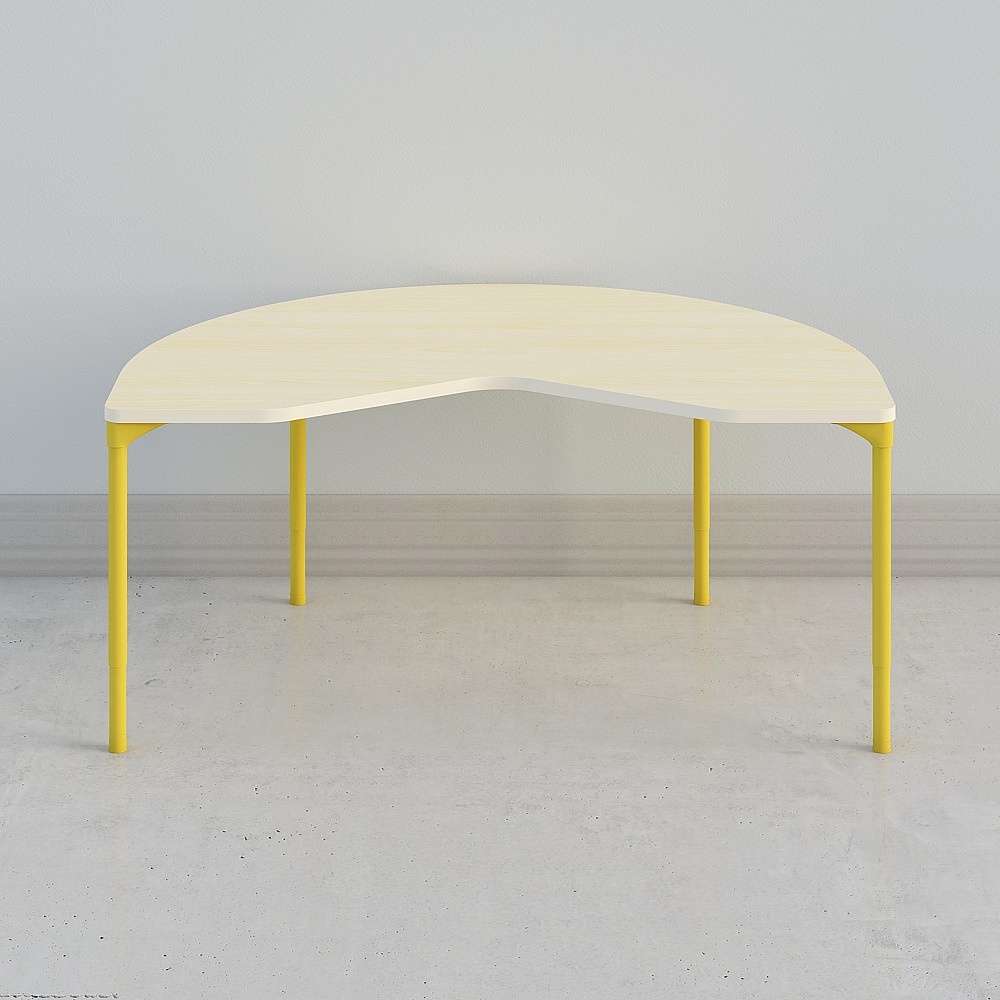 Streamlined Conference Table 3D model