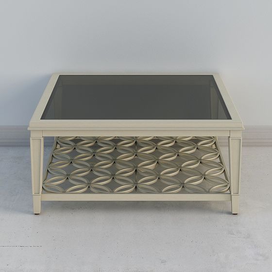 Geometric Charm Coffee Table 3D model