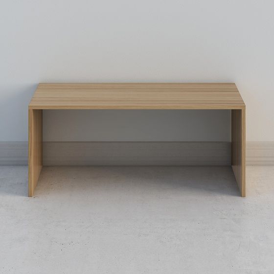 Urban Corner Bench 3D model for Modern Interiors