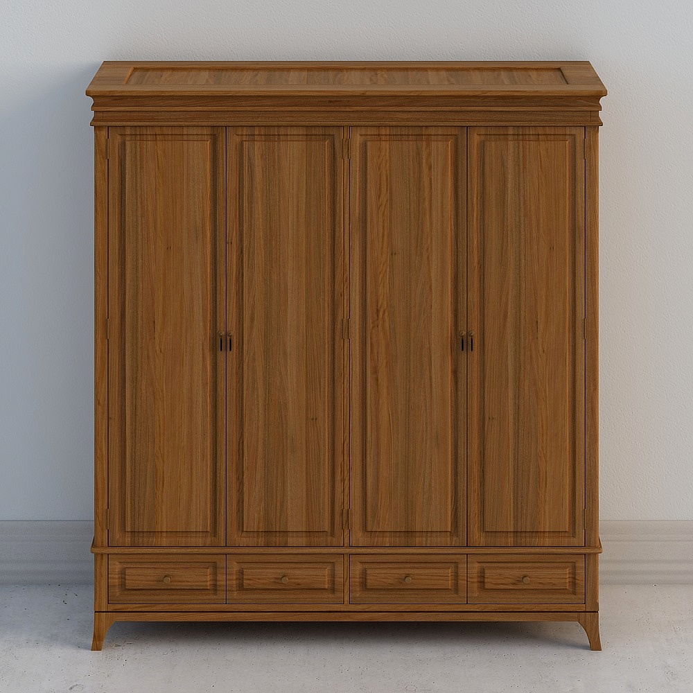 K8801-Four-door wardrobe