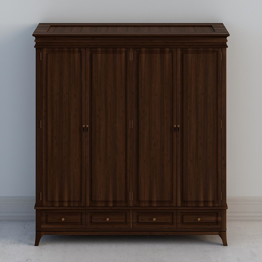 K8801-Four-door wardrobe