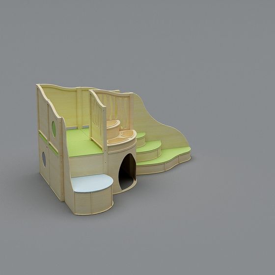 Dreamy Kids Slide 3D model
