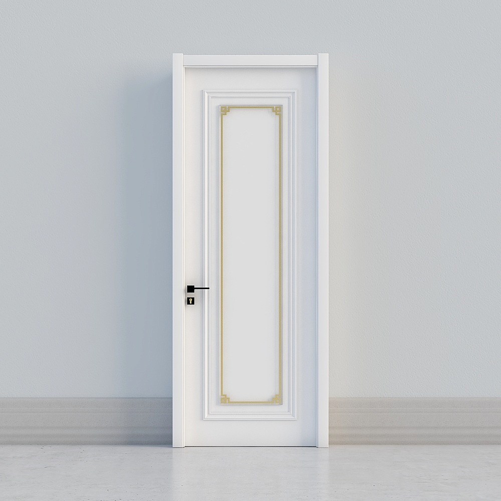 modern white door