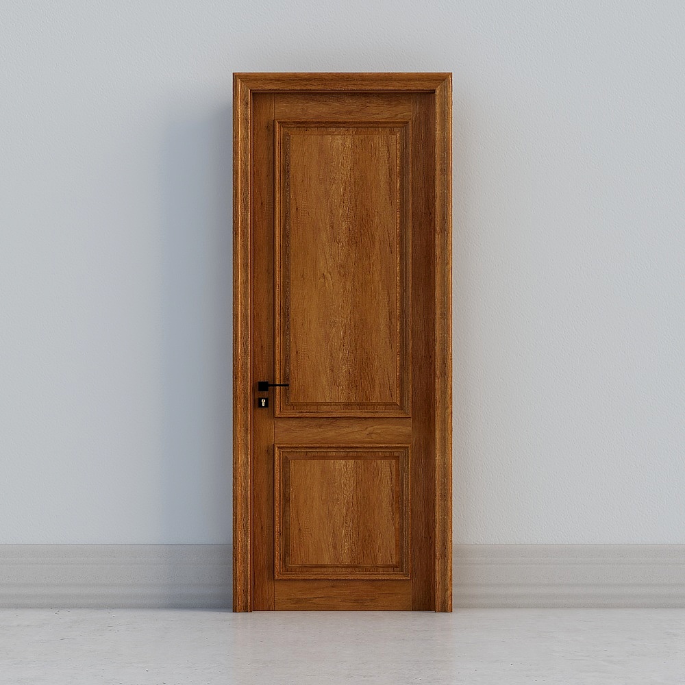 classic dark wooden door
