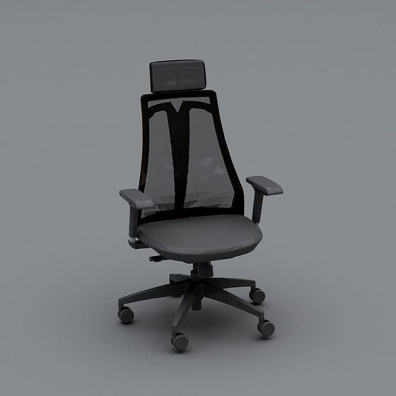 Low-Poly Office Chair 3D model for Modern Workspaces