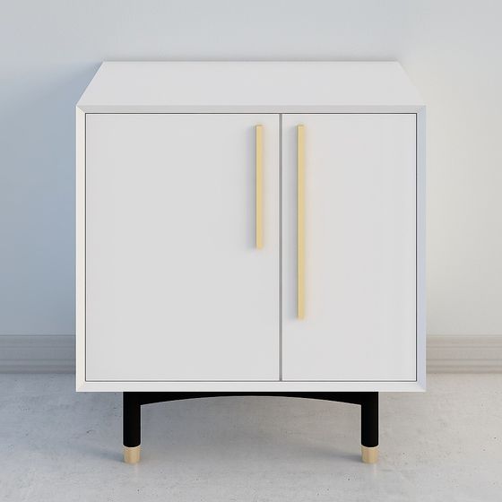 Urban Corner Storage Cabinet 3D model