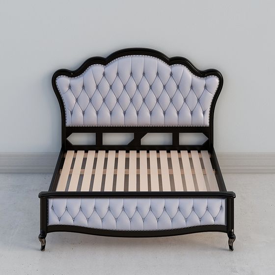 Royal Elegance Bed 3D model