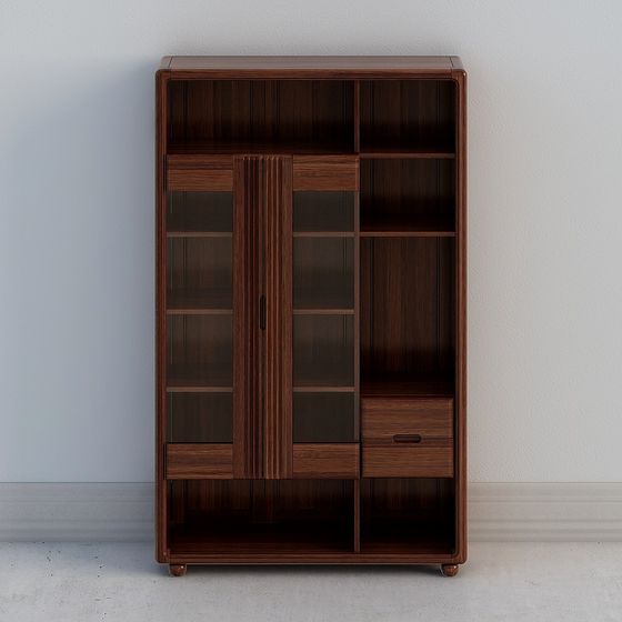 Libreria Angolare a 3 Porte Q-S502