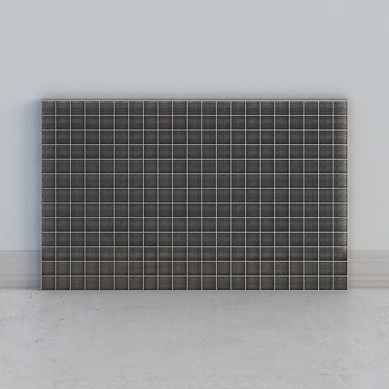 Urban Grid Screen Low-Poly 3D Model