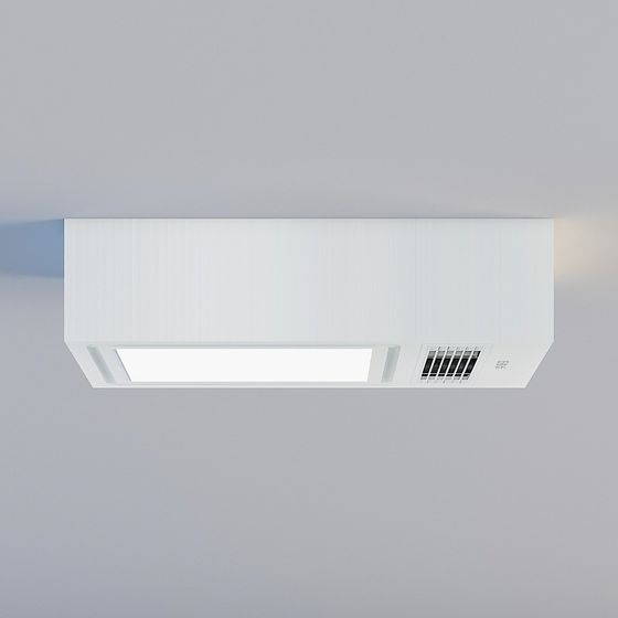 Minimalist Ceiling Embedded Air Conditioner 3D model