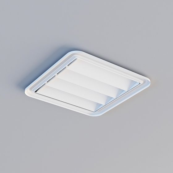 Minimalist Ceiling Vent 3D model