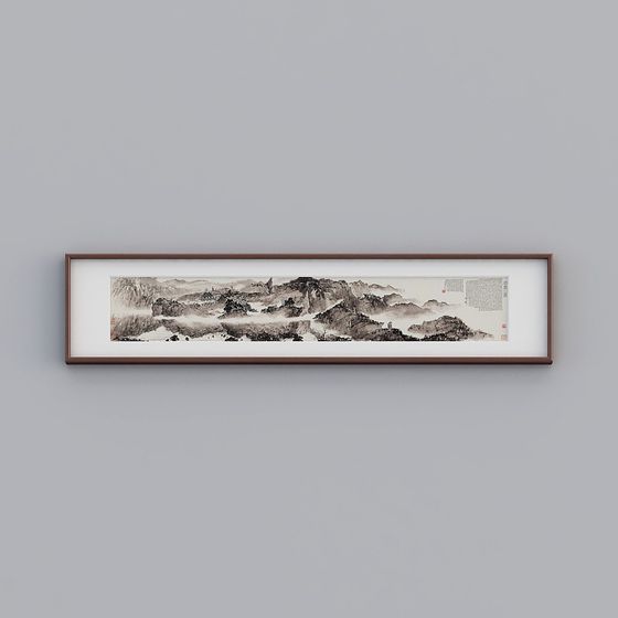 Misty Mountains 3D model for Artistic Creations