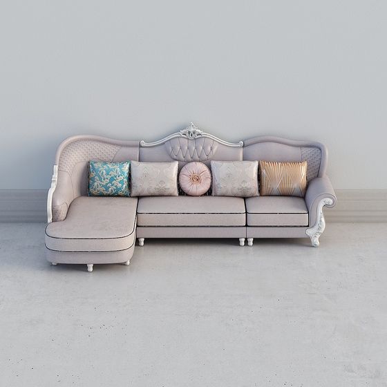 Royal Comfort 3D Sofa Model