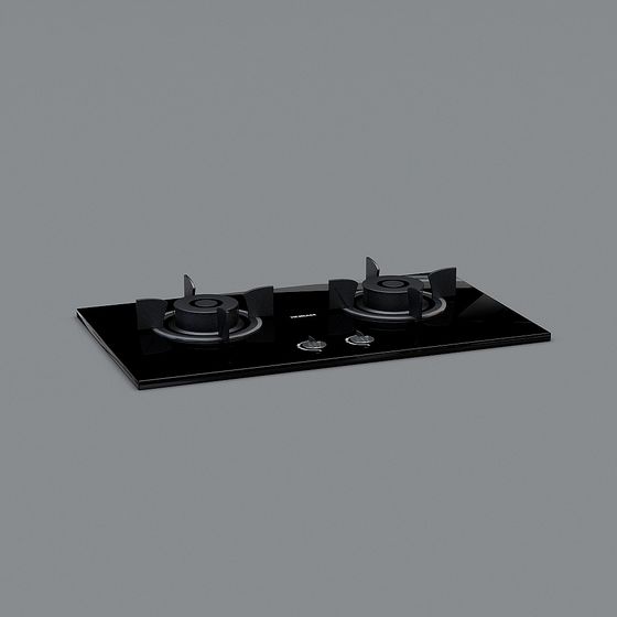 Modern Minimalist Gas Stove 3D model