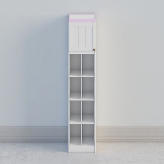 Stylish Pink Top Cabinet 3D model