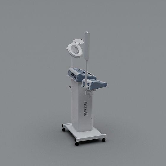 Portable Examination Table 3D model for Medical Applications
