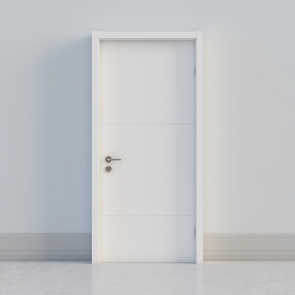 Minimal White Door