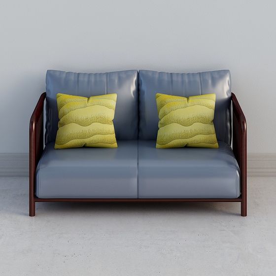 Stylish Urban Comfort 3D Model Sofa for Creative Projects