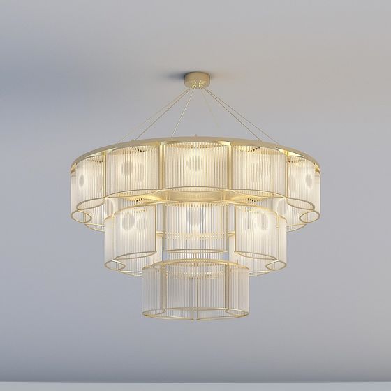 Chandelier Elegance 3D model
