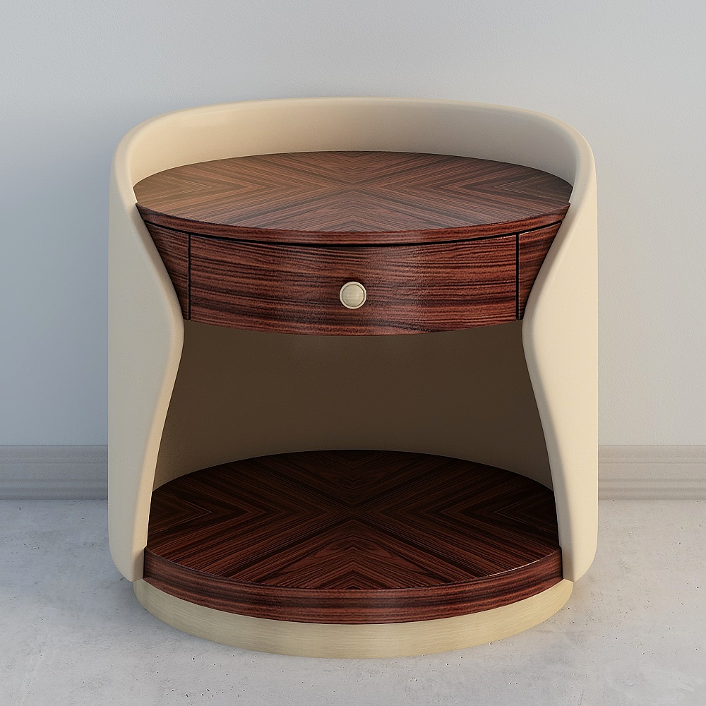 Sleek Modern Side Table 3D model