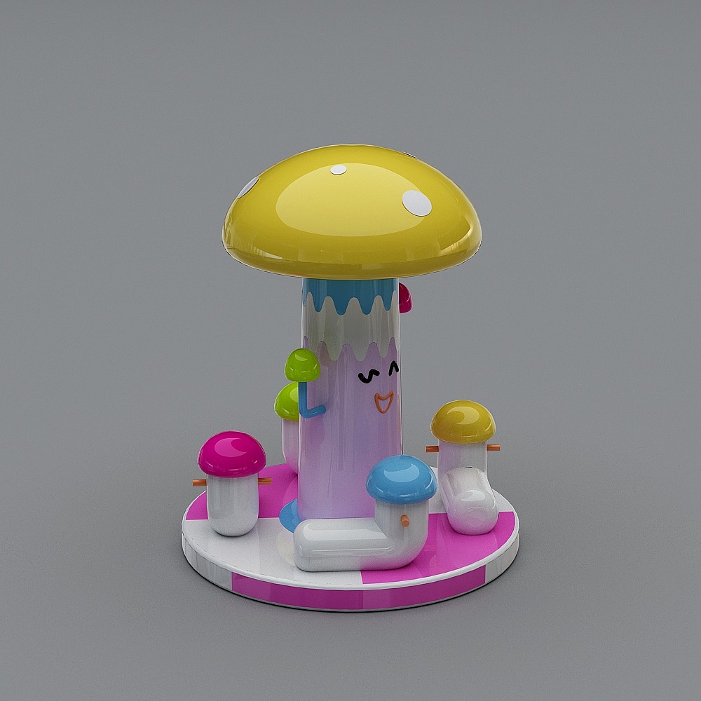 Charming Mushroom House 3D model for Creative Projects