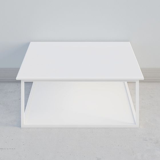 Geometric Light Side Table 3D model