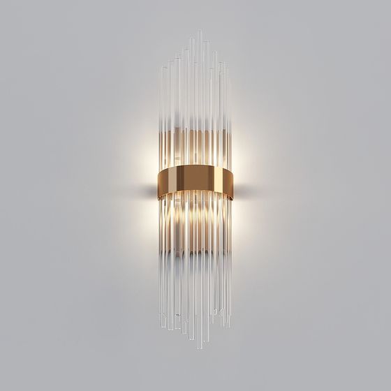 Flowing Light 3D model Wall Lamp for Modern Spaces