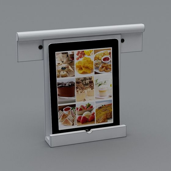 Smart Menu Display Stand 3D model