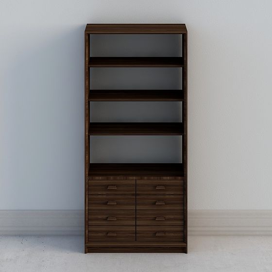Urban Elegance Bookshelf 3D model