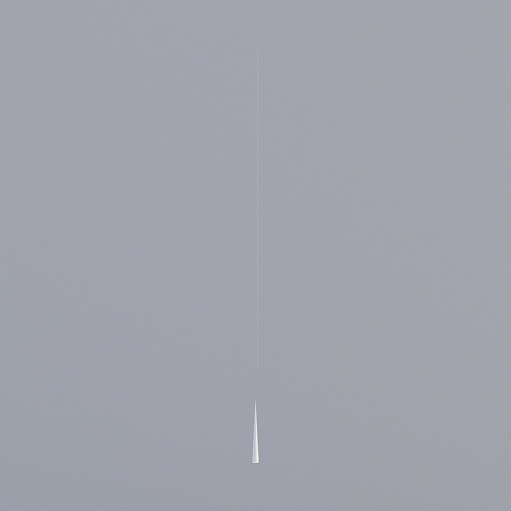 Minimalist Modern Chandelier 3D model