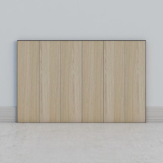 Elegant Six-Door Low-Poly 3D model for Modern Creations