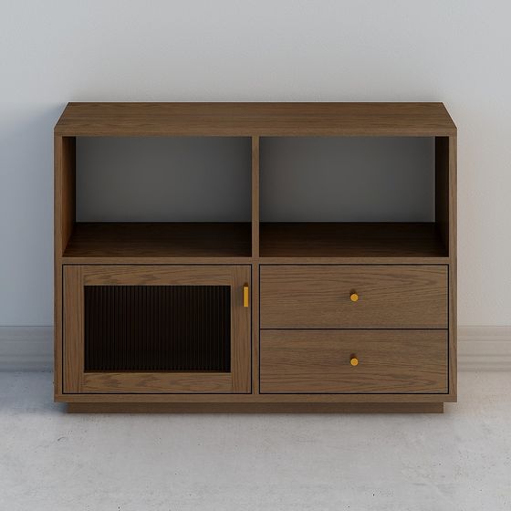 Urban Corner Bookshelf 3D model