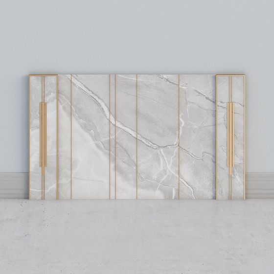 Marble Panel 3D model for Modern Interiors