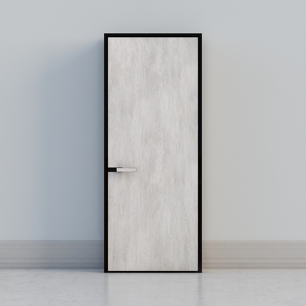 Porta bianca minimalista