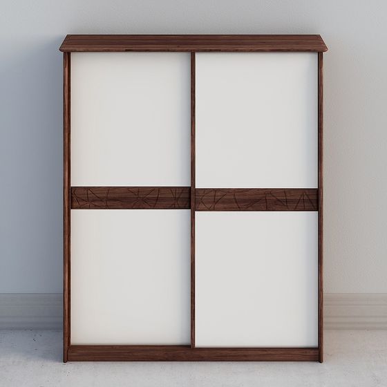 Modern Sliding Wardrobe 3D model