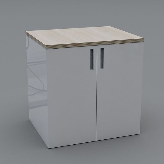 Urban Small Cabinet 3D model for Modern Interiors