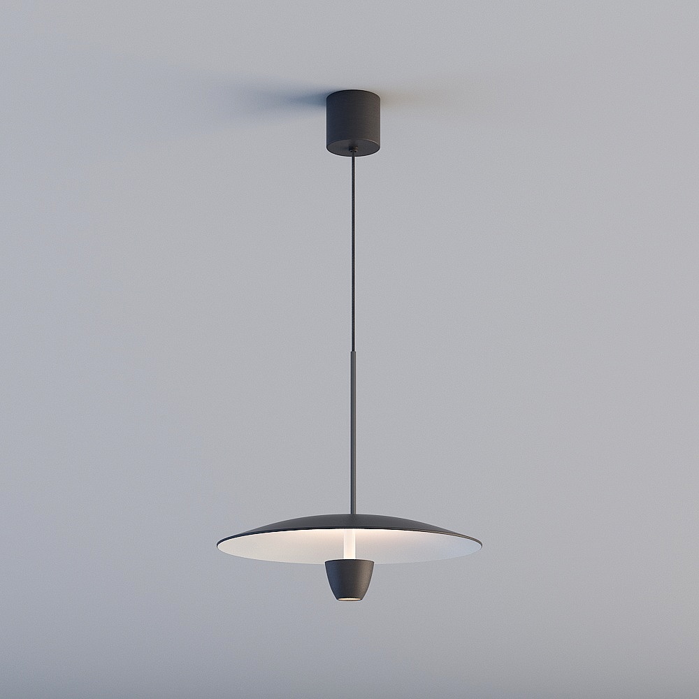 Modern Minimalist Chandelier 3D model
