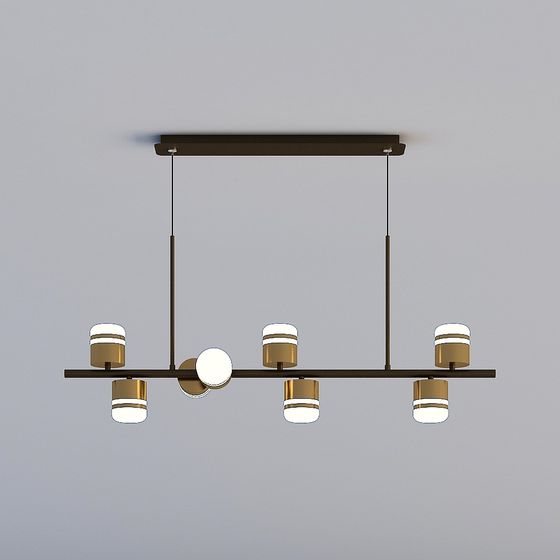 Stylish Chandelier 3D model for Modern Spaces