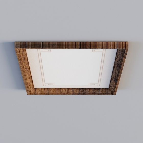Stylish Ceiling Light 3D model for Contemporary Spaces
