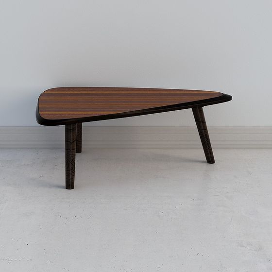 Streamlined Coffee Table 3D model