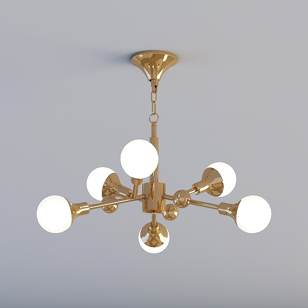 Living room dining room chandelier 6 head N0106-1517 interstellar series Simon Electric