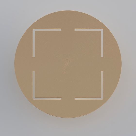 Minimalist Round Table 3D model
